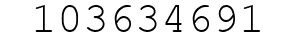 Number 103634691.