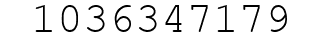Number 1036347179.