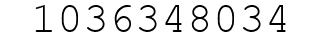 Number 1036348034.