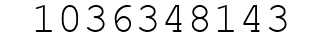Number 1036348143.