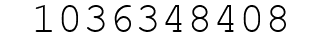 Number 1036348408.