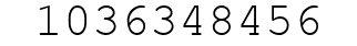 Number 1036348456.