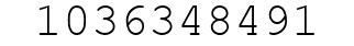 Number 1036348491.