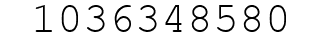 Number 1036348580.