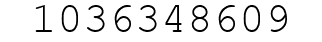 Number 1036348609.