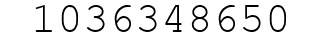 Number 1036348650.