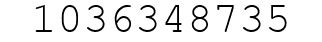 Number 1036348735.
