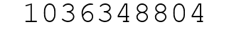 Number 1036348804.