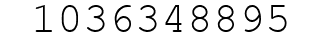 Number 1036348895.