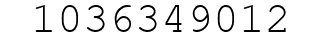 Number 1036349012.