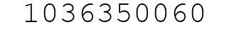 Number 1036350060.