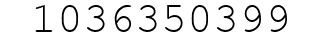 Number 1036350399.