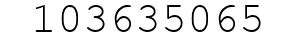 Number 103635065.