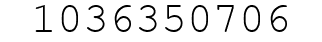 Number 1036350706.