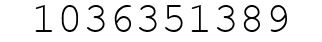Number 1036351389.