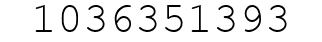Number 1036351393.