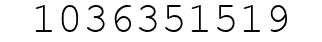 Number 1036351519.