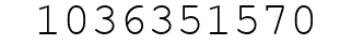 Number 1036351570.