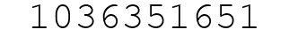 Number 1036351651.