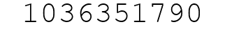Number 1036351790.