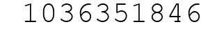 Number 1036351846.