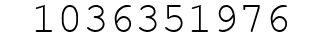 Number 1036351976.