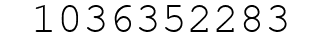 Number 1036352283.