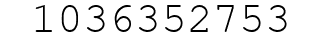 Number 1036352753.