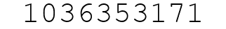 Number 1036353171.