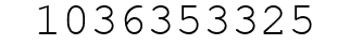 Number 1036353325.