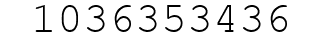 Number 1036353436.