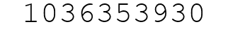 Number 1036353930.