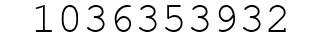 Number 1036353932.