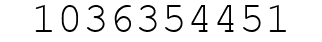 Number 1036354451.