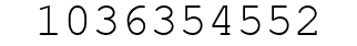 Number 1036354552.