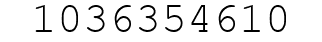 Number 1036354610.