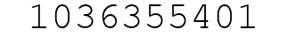 Number 1036355401.