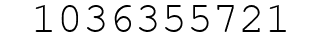 Number 1036355721.