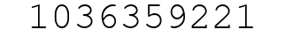 Number 1036359221.