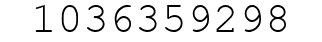 Number 1036359298.