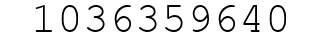 Number 1036359640.