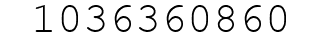 Number 1036360860.