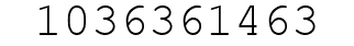 Number 1036361463.