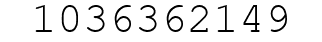 Number 1036362149.