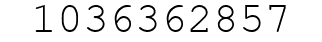 Number 1036362857.