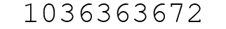 Number 1036363672.