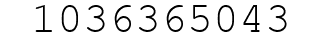Number 1036365043.