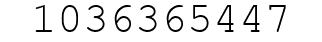 Number 1036365447.