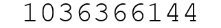 Number 1036366144.