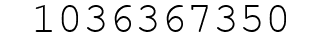 Number 1036367350.